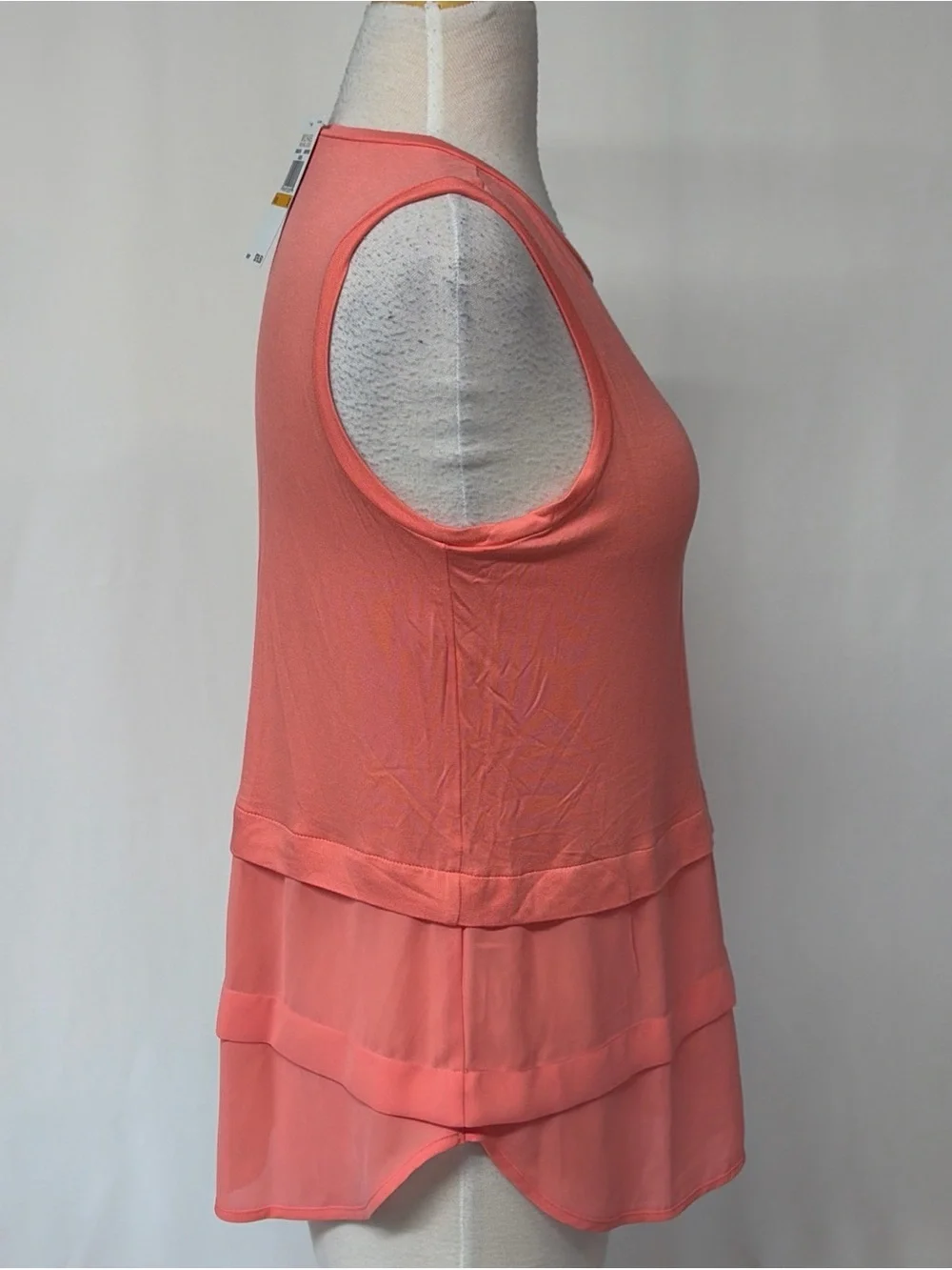 NWT Michael Kors Women’s Medium Grapefruit Sleeveless Logo Tank Top